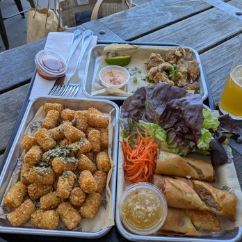 Topa Topa Brewing Company - Tots, Chick, Egg Rolls - Breweries Near Me - Ojai, California