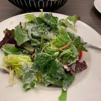 L.A. Bistro Canton - Side salad, nothing but lettuce. - Italian Near Me - Canton, Michigan