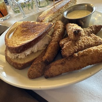 Nick's Seafood Restaurant - Crab sandwich with fried pickles - Seafood Near Me - Pacifica, California Nick's Seafood Restaurant - Crab sandwich with fried pickles - Seafood Near Me - Pacifica, California