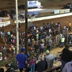 Lancaster Speedway - Candy being thrown out to kids