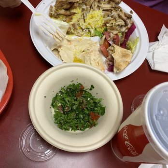 MAZAYA - Chicken Shwarma, tabouli and hummus - Mediterranean Near Me - La Mirada, California