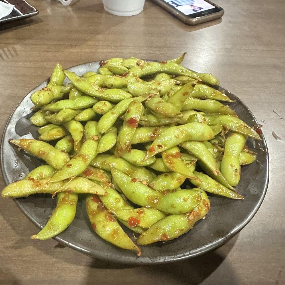 Konfucious Eats - Spicy Garlic Edamame - Ramen Near Me - Modesto, California