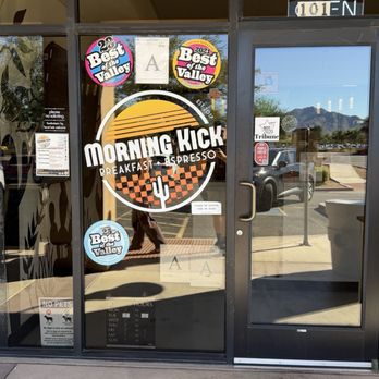 Morning Kick - Front door - Breakfast & Brunch Near Me - Gilbert, Arizona Morning Kick - Front door - Breakfast & Brunch Near Me - Gilbert, Arizona