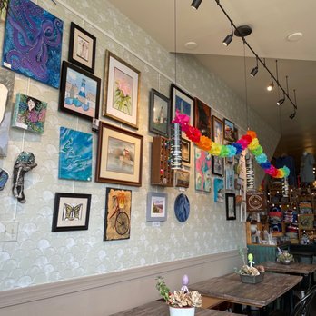 Baked Dessert Cafe and Gallery - artwork on the wall - Bakeries Near Me - Berlin, Maryland