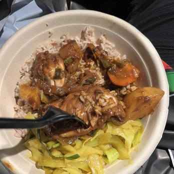 The Angry Jerk - Brown Stew Bowl w/cabbage - Caribbean Near Me - Silver Spring, Maryland The Angry Jerk - Brown Stew Bowl w/cabbage - Caribbean Near Me - Silver Spring, Maryland