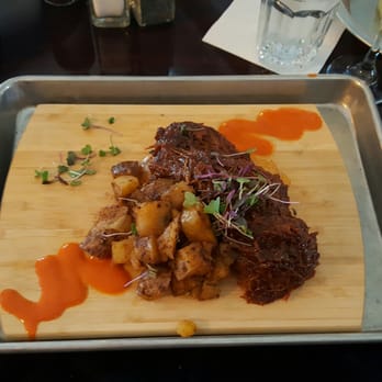 Amici Tavern - BBQ roasted duck breast over potato hash - New American Near Me - North Haven, Connecticut