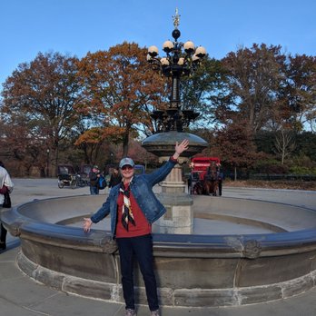 Central Park Tours - Me posing in front of the "Friends" fountain - Tours Near Me - New York, New York Central Park Tours - Me posing in front of the "Friends" fountain - Tours Near Me - New York, New York
