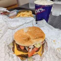 Braum's Ice Cream & Dairy Stores - #2 double cheeseburger
