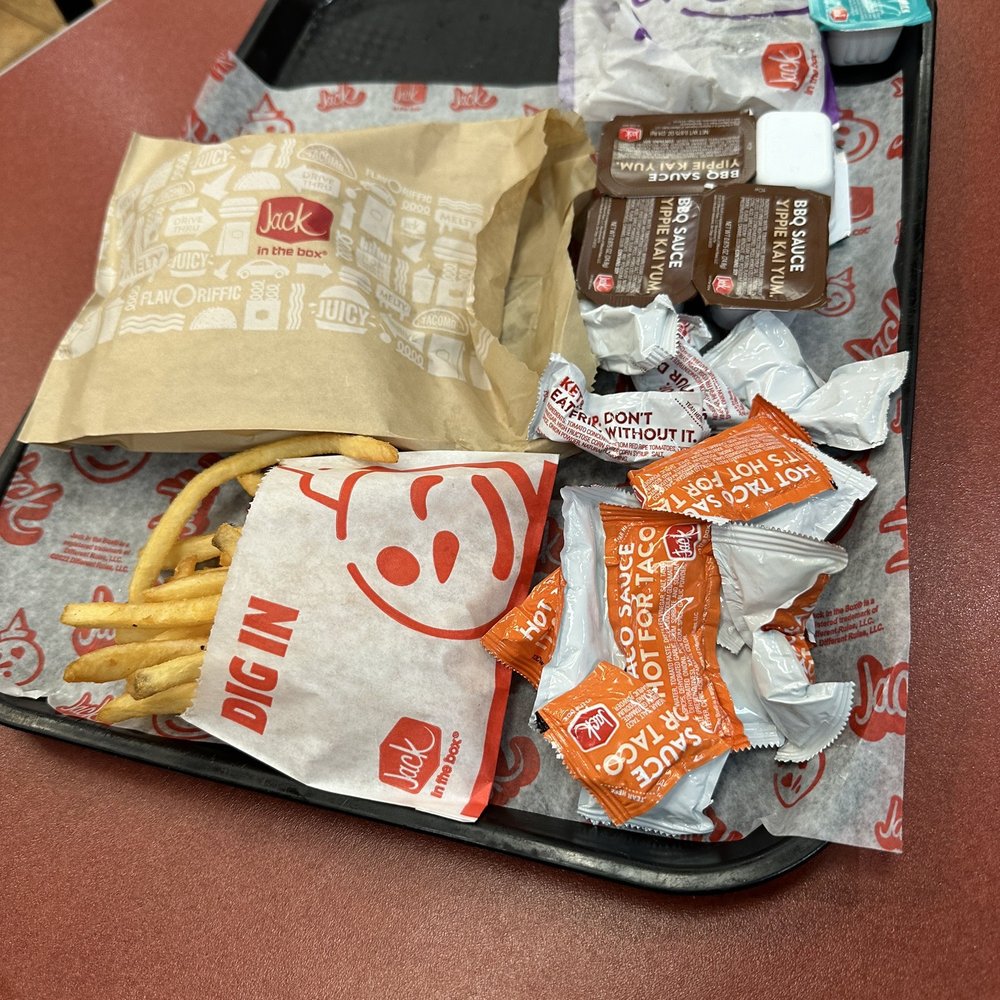 Jack in the Box - Chicken Fajita Pita french fries and plenty of sauces! - Fast Food Near Me - Hickory, North Carolina