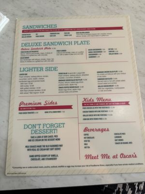 Menu photo 2 Oscar's Restaurant Roanoke Rapids, NC Menu photo 2 Oscar's Restaurant Roanoke Rapids, NC