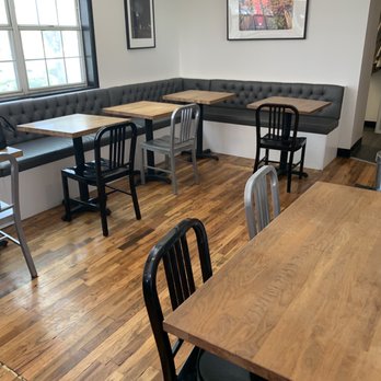 Latke Love - Small indoor seating but empty as you can see in the picture. Filled up by the time I left. - Delis Near Me - Littleton, Colorado Latke Love - Small indoor seating but empty as you can see in the picture. Filled up by the time I left. - Delis Near Me - Littleton, Colorado