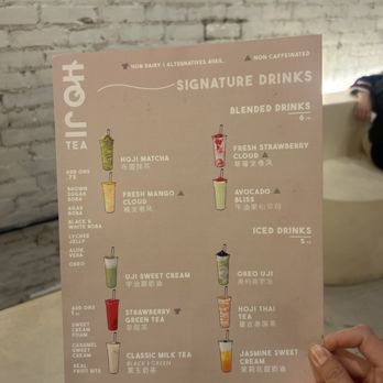 HOJI Tea Community - menu - Bubble Tea Near Me - Pasadena, California