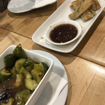 dan modern chinese - pickled cucumber, scallion pancake - Dim Sum Near Me - Pasadena, California dan modern chinese - pickled cucumber, scallion pancake - Dim Sum Near Me - Pasadena, California