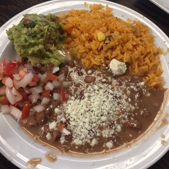 Birrieria Diaz - Rice, beans, guacamole, pico de gallo - Mexican Near Me - Bethany, Oklahoma