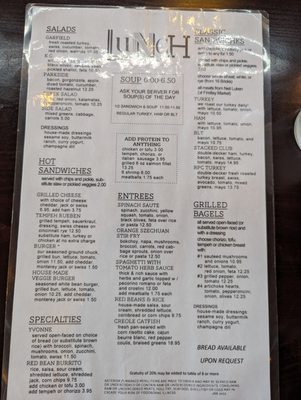 Menu photo 1 Ruth's Parkside Cafe Cincinnati, OH