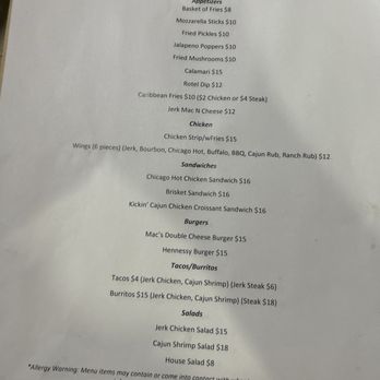Eden Bar And Grill - New menu. - Bars Near Me - Joliet, Illinois