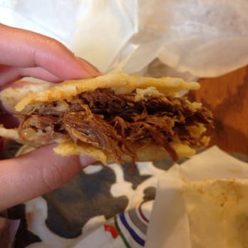 Arepa Xpress - Shredded beef Arepa. - Venezuelan Near Me - Spring, Texas