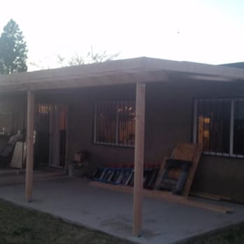 CJ & J Construction - At this stage it was not quite complete, but as you can see they did a great job with the patio & cover extension. - General Contractors Near Me