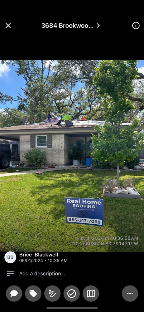 Slide of Real Home Roofing