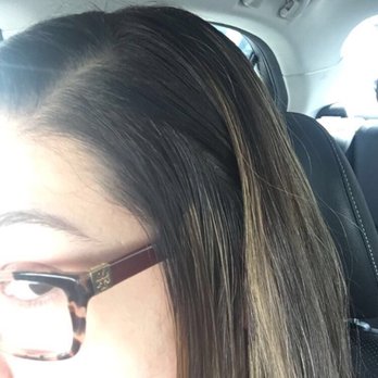 King Salon - This was the initial "ombré" It looks like choppy grown out highlights - Hair Salons Near Me - Houston, Texas