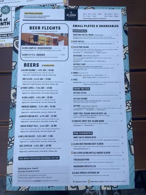 Menu photo 7 Aloha Beer Co Honolulu, HI Menu photo 7 Aloha Beer Co Honolulu, HI