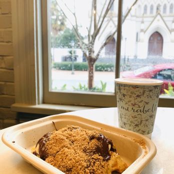 Mirabelle Savannah - Smores Waffle and Chai Latte - Coffee & Tea Near Me - Savannah, Georgia Mirabelle Savannah - Smores Waffle and Chai Latte - Coffee & Tea Near Me - Savannah, Georgia