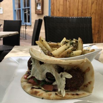 La Casa Sena - Eggplant Falafel - Mediterranean Near Me - Santa Fe, New Mexico La Casa Sena - Eggplant Falafel - Mediterranean Near Me - Santa Fe, New Mexico