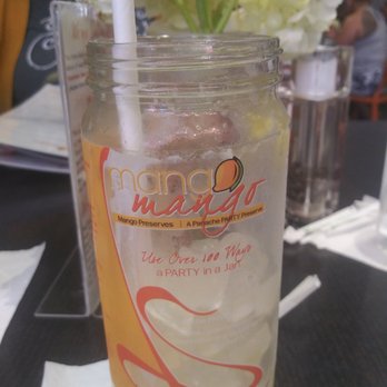 Mango Mangeaux - Was a mango ice tea.. I Slurped that down fast. Lol - New American Near Me - Hampton, Virginia