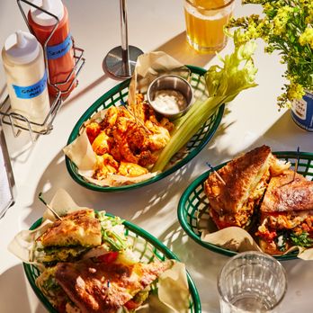 Dig Inn - a variety of food items on a table - New American Near Me - Bethesda, Maryland