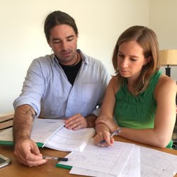 ChemECoach - Brian working one-on-one with a calculus student.