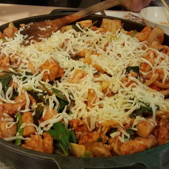 Mapo Chicken - Final product! With cheese and noodles! - Korean Near Me - Los Angeles, California Mapo Chicken - Final product! With cheese and noodles! - Korean Near Me - Los Angeles, California