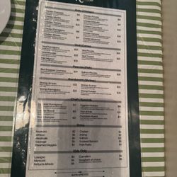 Roma Italian Restuarant - Menu
