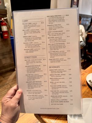 Menu photo 2 Rice Barn Thai Eatery & Wine Bar Vacaville, CA