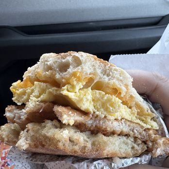 Chick-fil-A - Chicken Bacon, Egg & Cheese Muffin - Fast Food Near Me - Jacksonville, North Carolina