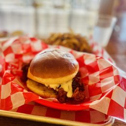 Bacon Jam Fried Chicken Sandwich