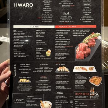 Hwaro - Menu - Korean Near Me - Las Vegas, Nevada