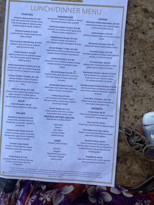 Menu photo 6 Patio Bar and Grill Deerfield Beach, FL