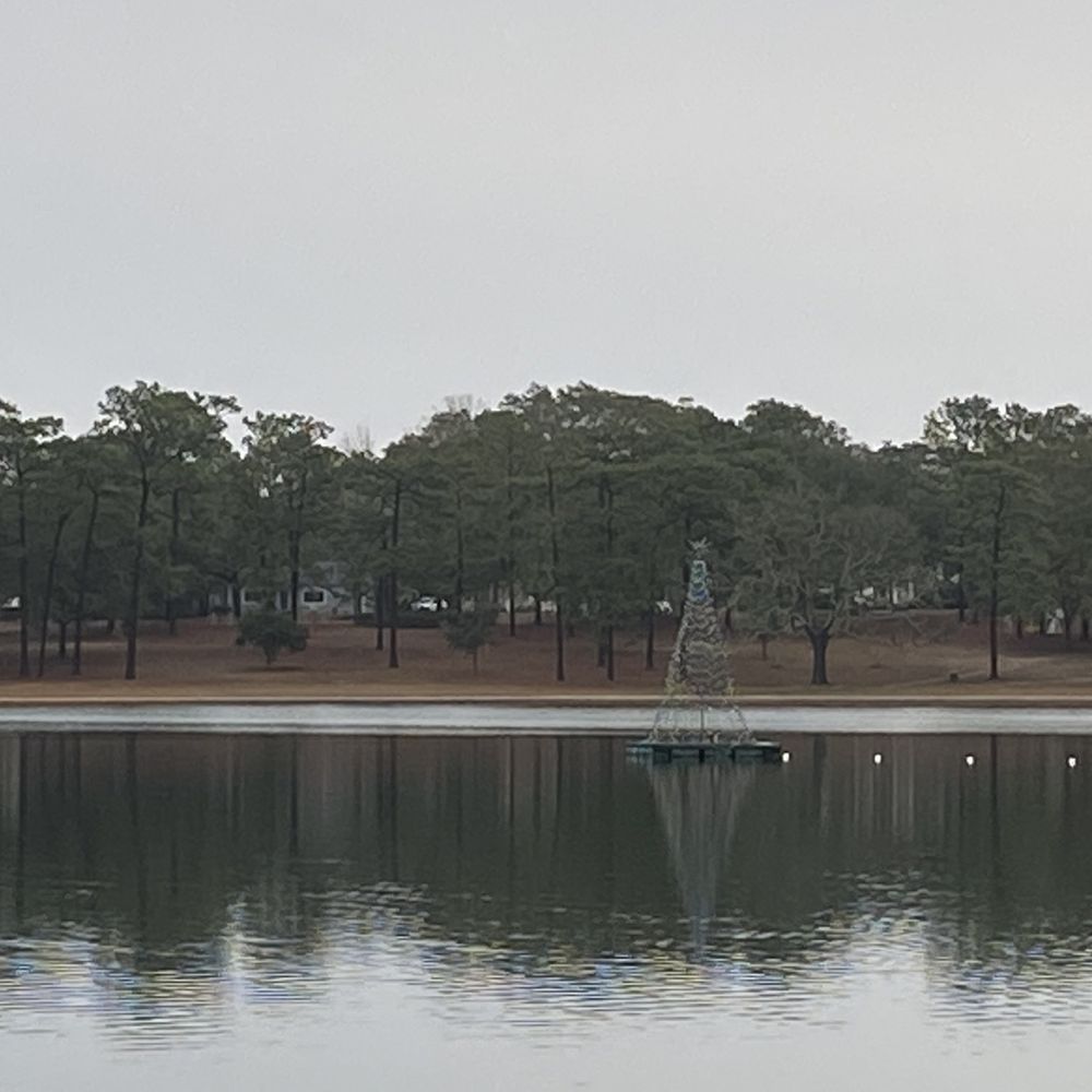 Tesla Supercharger - Christmas tree in middle of the lake. - EV Charging Stations Near Me - DeFuniak Springs, Florida Tesla Supercharger - Christmas tree in middle of the lake. - EV Charging Stations Near Me - DeFuniak Springs, Florida