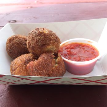 Dutchess County Fair - Arancini with marinara sauce - Festivals Near Me - Rhinebeck, New York Dutchess County Fair - Arancini with marinara sauce - Festivals Near Me - Rhinebeck, New York