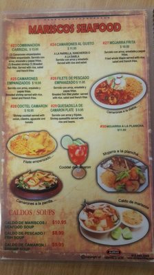 Menu photo 2 EL Carrizal mexican grill Houston, TX Menu photo 2 EL Carrizal mexican grill Houston, TX