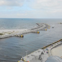 Port - Falochrony portowe w kołobrzeskim porcie.