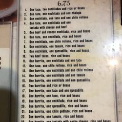 Gran Rio Menu 1