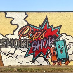 Grand Buffet Studio - Mural for Pop's Smoke Shop in the Northside neighborhood in Richmond, VA