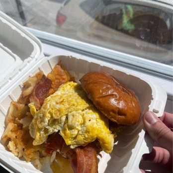 Sip & Bite - The Eastern Shore (bacon egg and cheese with a crab cake) - Diners Near Me - Baltimore, Maryland