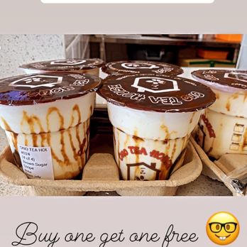 Ono Tea House - Brown sugar stripe - Bubble Tea Near Me - El Monte, California Ono Tea House - Brown sugar stripe - Bubble Tea Near Me - El Monte, California
