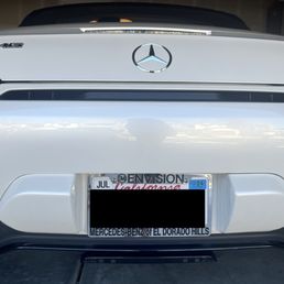 Rear bumper replacement