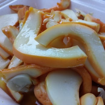 MK BBQ Cafe - Half Cuttlefish about 1/2 lbs. She wanted to sell me a whole one and I told her hells no. Very tasty though. - Chinese Near Me - Rowland Heights, California