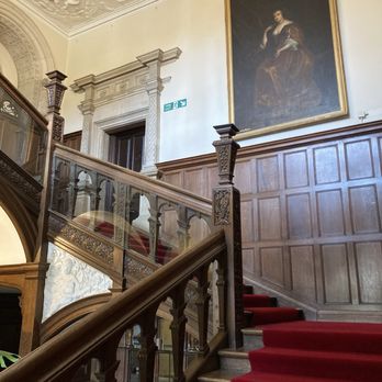 Rushton Hall Hotel & Spa - Grand Staircase - Hotels Near Me - Rushton, NTH