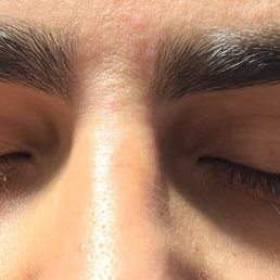 Waxed brows Waxed brows
