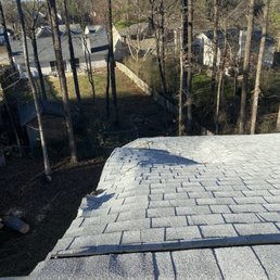 Damage from removed tree